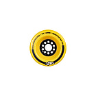Boa Constrictor 100mm Race Longboard Wheels (Yellow). Front.