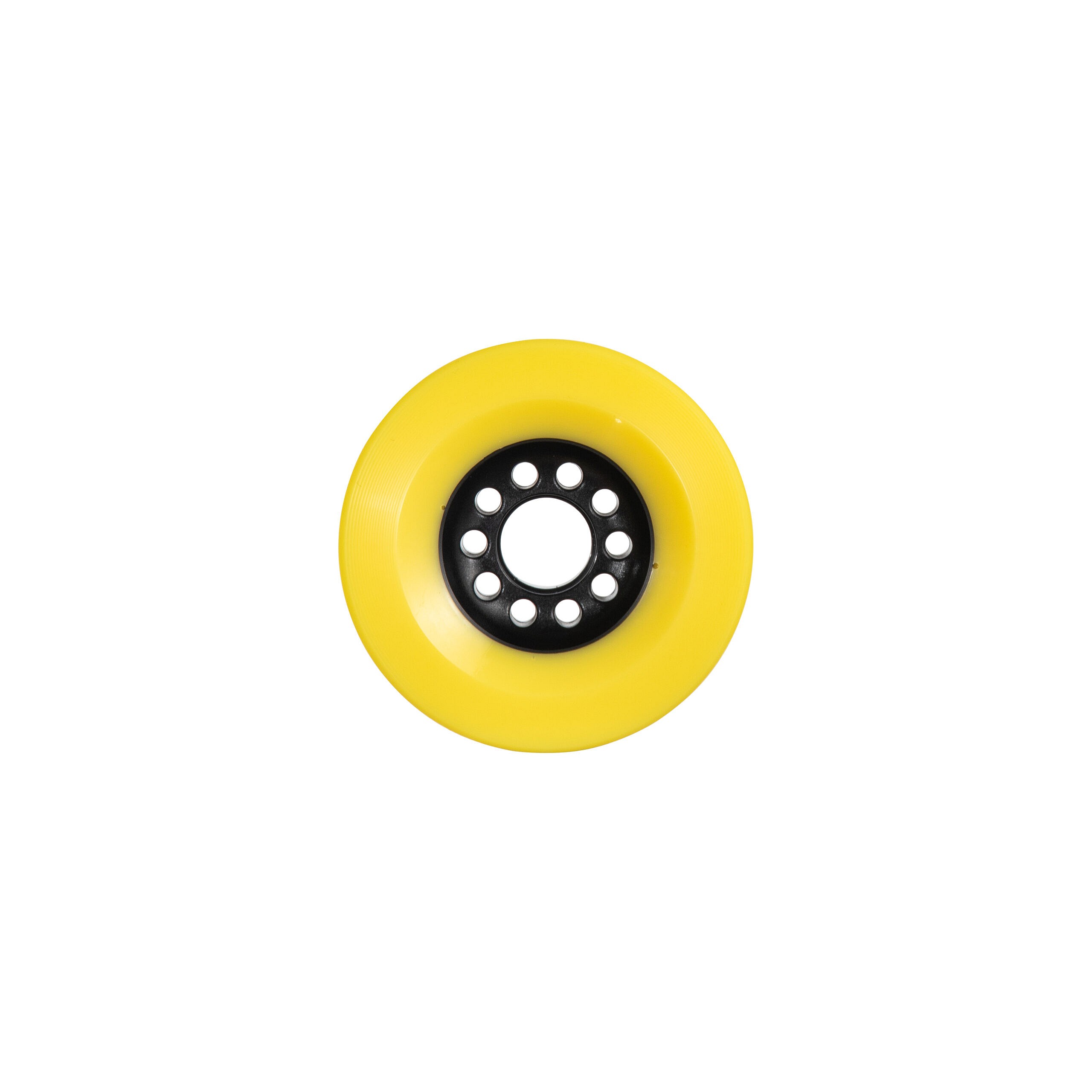 Boa Hatchling V3 90mm Longboard Wheels 76A (Yellow). Back.