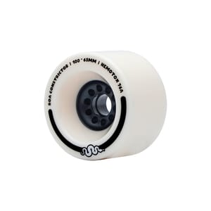 Boa Constrictor 100mm White Wheels Front Angle View