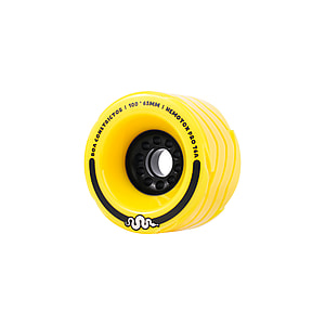 Boa Constrictor 100mm Race Longboard Wheels (Stage 5 Fangs) - Yellow – Ultra Soft 76a